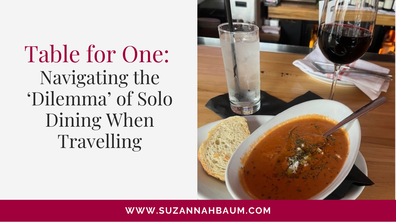 Table for One: Navigating the ‘Dilemma’ of Solo Dining When Travelling